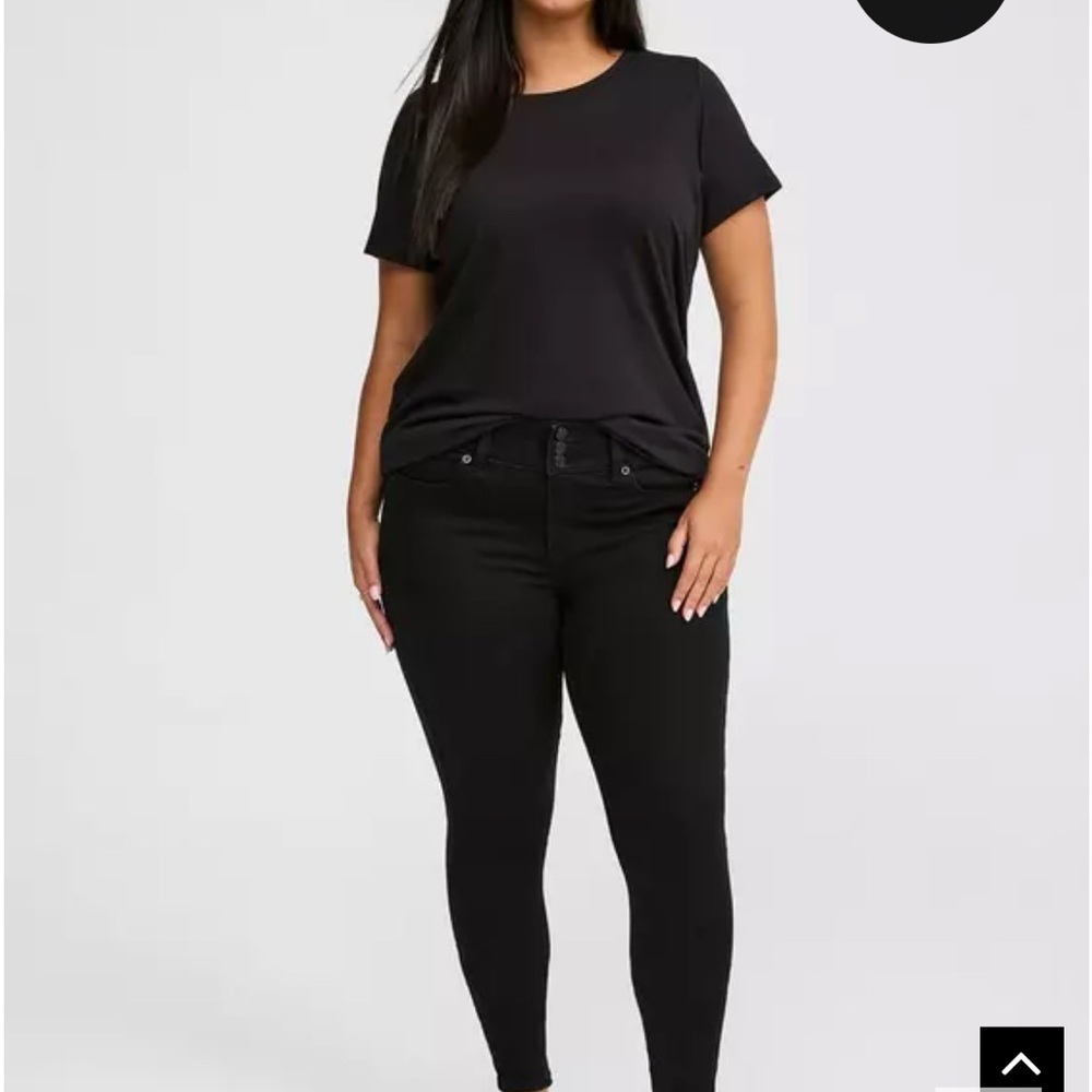 Torrid high rise Black Jeggings